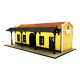 Miniatura Estação Rural Retro Mod 01 1 87 Dio Studios