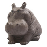 Miniatura Estatueta De Hipopótamo Estátua De
