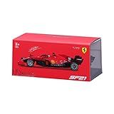 Miniatura F1 Charles Leclerc Ferrari Racing Sf21 2021 1:43 Bburago