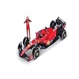 MINIATURA F1 FERRARI RACING SF23 1-24 BBURAGO COM BONECO PILOTO CHARLES LECLERC CARLOS SAINZ DIECAST MODEL -LECLERC-