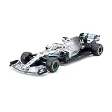 Miniatura F1 Mercedes Amg W10 Lewis Hamilton 2019 1/43 Bburago