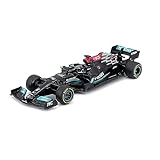 Miniatura F1 Mercedes Amg W12 Lewis Hamilton 2021 Acrílico 1 43