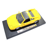 Miniatura Ferrari 348 Ts 1990 1 18 Maisto Amarela 31804