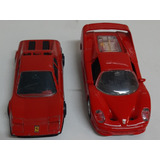 Miniatura Ferrari 512 Burago Italy 1:43 F 50 F50 1:39 Vermel