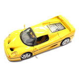 Miniatura Ferrari F50 1995 1 18 Maisto Amarela