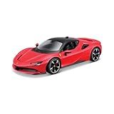 Miniatura FERRARI SF90 STRADALE KIT EM METAL PARA MONTAR 1 24 Maisto Variadas