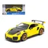 Miniatura Ferro Porsche 911 Gt2 Rs 1/24 Amarelo Maisto