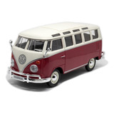 Miniatura Ferro Volkswagen Kombi Samba Bus 1 25 Maisto