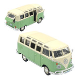 Miniatura Ferro Volkswagen Kombi Samba Bus Maisto 1 25