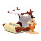 Miniatura Flintstones Flintmobile C/ Boneco Fred 1:32 Jada