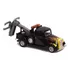 Miniatura Ford 1937 Custom Chamas Towtruck(guincho)preta1/24