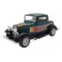 Miniatura Ford 3 Window Coupe 1932 Kins 1/34 Metal Verde