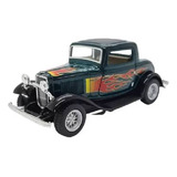 Miniatura Ford 3 Window Coupe 1932 Kins 1 34 Metal Verde