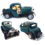 Miniatura Ford 3 Window Coupe 1932 Metal Ferro Fricção