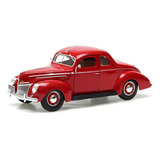 Miniatura Ford Deluxe 1939 Vermelho Maisto