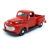 Miniatura Ford F 1 Pickup 1948 Vermelho Maisto 1 25