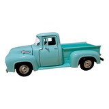 Miniatura Ford F 100 1956 Verde Escala 1 24