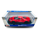 Miniatura Ford Gt 2017 Vermelho Maisto 1 18