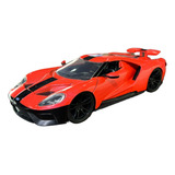 Miniatura Ford Gt Laranja Coleção Pink Slips Jada 1 24