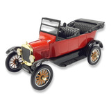 Miniatura Ford Modelo T 1925 Escala 1 24 Motormax Coleção Cor Vermelho