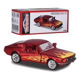 Miniatura Ford Mustang Fastback 1967 C/ Caixa Vintage Deluxe