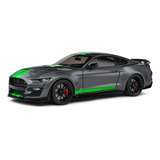 Miniatura Ford Mustang Shelby Gt500 2020 1 18 Solido Cinza