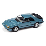 Miniatura Ford Mustang Svo 1986 1:64 Johnny Lightning Azul