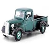 Miniatura Ford Pickup 1937 Verde Motormax 1 24