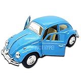 Miniatura Fusca Azul Bebê 1967 Carrinhos