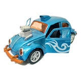 Miniatura Fusca Beetle Customizado Dragracer Abre Porta Novo