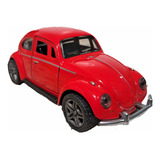 Miniatura Fusca Clássico Rodas Esportivas Fricção