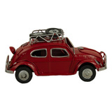 Miniatura Fusca Miniatura Carro Latão Classico Vintage Retrô