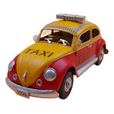 Miniatura Fusca Taxi Colecionador