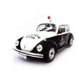 Miniatura Fusca Vw Viatura Polícia Civil S Paulo Escala 1 43