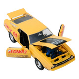 Miniatura Greenlight Mustang Mach 1 1973 1 18 60 Segundos Cor Amarelo