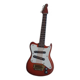 Miniatura Guitarra Madeira 15cm  Instrumento