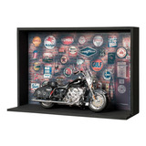 Miniatura Harley-davidson Road King 1:12 Kit Com Expositor