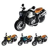 Miniatura Harley Moto De Fricção Em Ferro- Com Som E Luz No Farol- Coleção