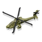 Miniatura Helicóptero Militar Ah 64 Apache Metal Maisto
