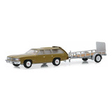 Miniatura Hitch Tow Serie 18 1977 Pontiac Lemans Safari