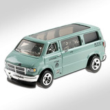 Miniatura Hot Wheels - Dodge Van Verde Hw Drift ( 2021 )