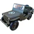 Miniatura Jeep Willys 1941 Verde Militar - Escala 1/32 11 Cm
