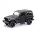 Miniatura Jeep Wrangler Rubicon 2dr Rmz Metal Preta Fosco