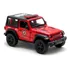 Miniatura Jipe Jeep Wrangler Bombeiro Metal Abre Portas