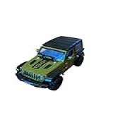 Miniatura Jipe Wrangler 1 32 Verde Musgo Acende Farol