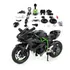 Miniatura Kawasaki Ninja H2r Preta Kit P/montar 1:12  Maisto