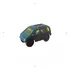 Miniatura Kinder Ovo - Carrinho Verde Escuro De Fricção