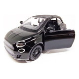 Miniatura Kinsmart Fiat 500e 2022 Escala 1 28 Metal