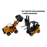 Miniatura Kit Trator Empilhadeira