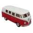 Miniatura Kombi 1962 Kinsmart 1/32 Metal Bege/vermelha